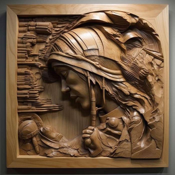 نموذج ثلاثي الأبعاد لآلة CNC 3D Art 